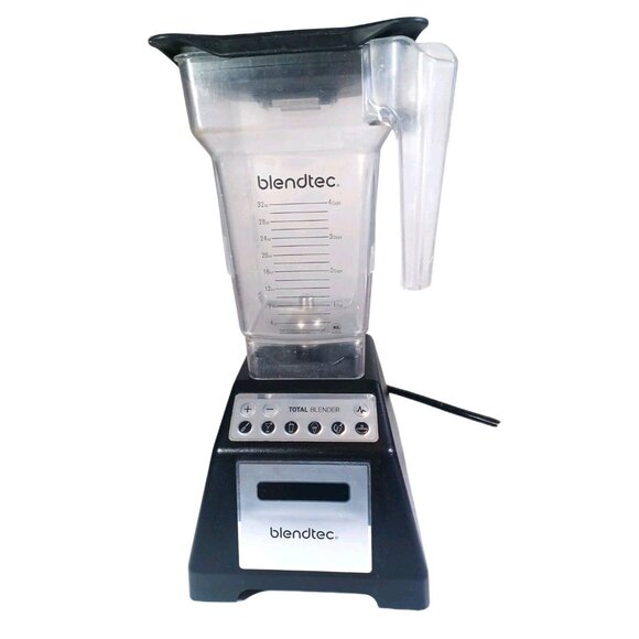 Blendtec ES3 Total Blender Black with Pitcher and Lid Tested & Works Excellent